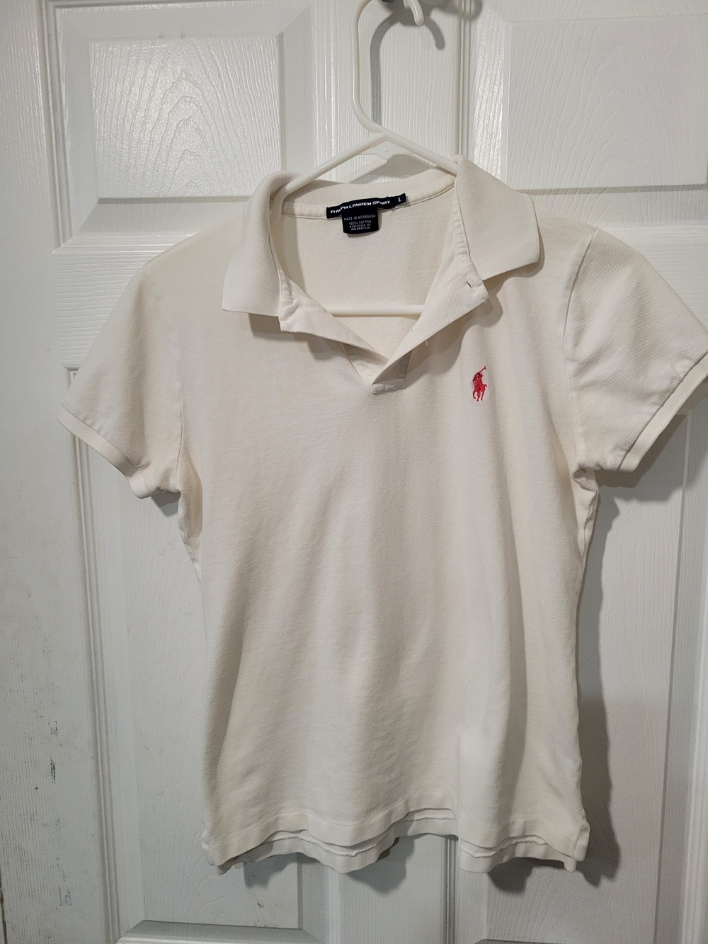 Cream Polo Ralph Lauren womans polo